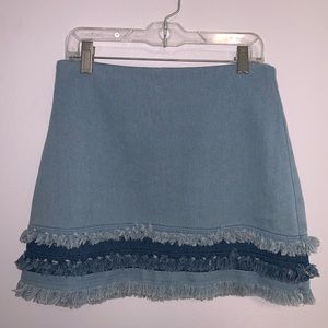 Layered Fringe Skirt